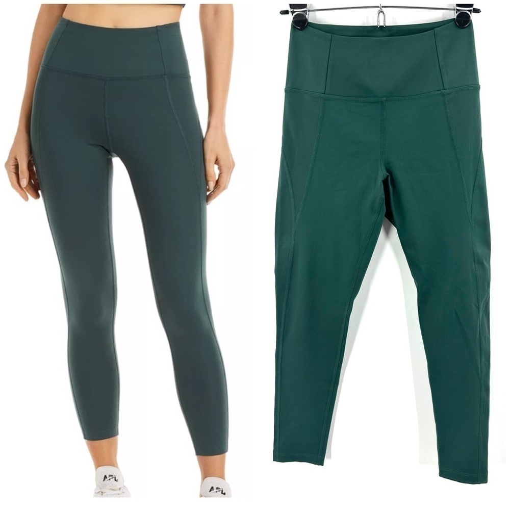 Girlfriend Collective Leggings Womens Small High Rise Stretch Yoga Pilates Gym